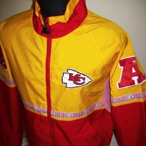 KANSAS CITY CHIEFS Starter Light weight Jacket 3X 4X 5X
